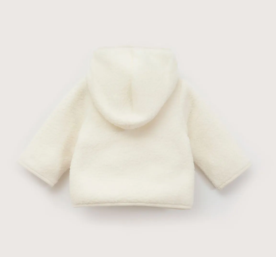 Chaqueta Bebe Unisex Blanco