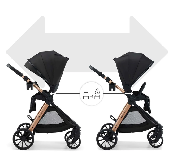 Coche de Paseo VESTO 2 Reversible con Accesorios | Hasta 22 kg
