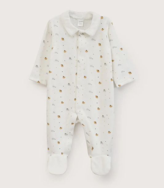 Osito Estampado Blanco Bebe Niño
