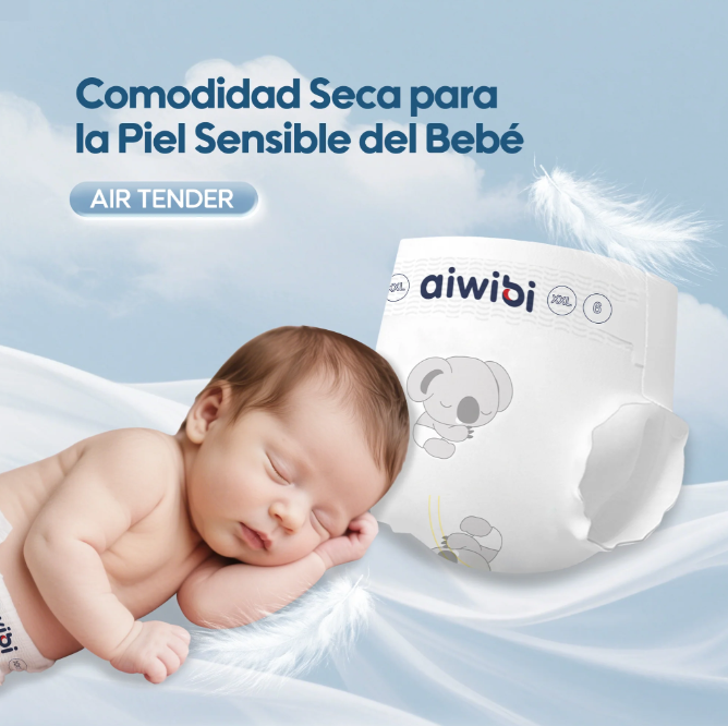 1 Paquete de Pañal para Bebés Premium Aiwibi