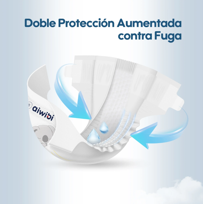 1 Paquete de Pañal para Bebés Premium Aiwibi