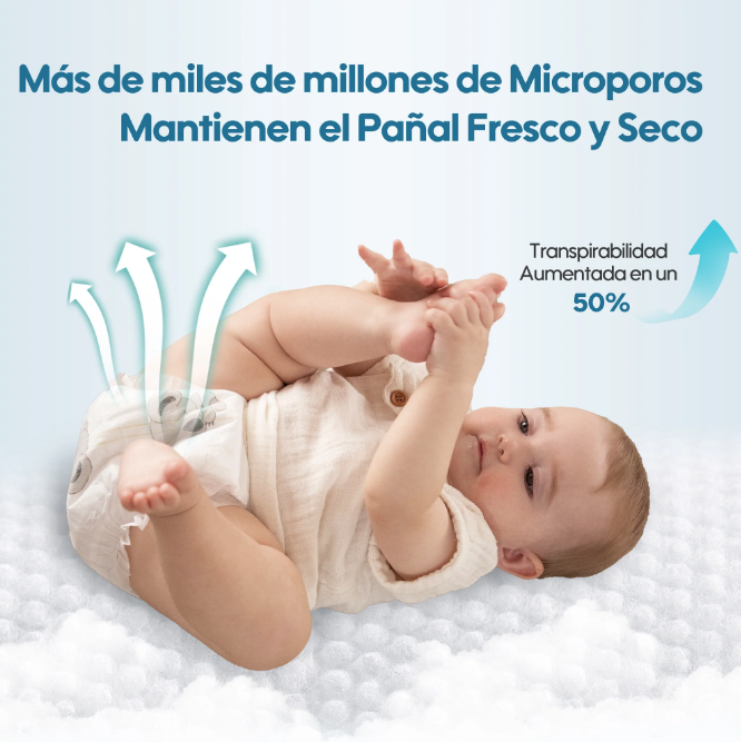 1 Paquete de Pañal para Bebés Premium - Recién Nacido - 22 unidades - 2 a 5 kg