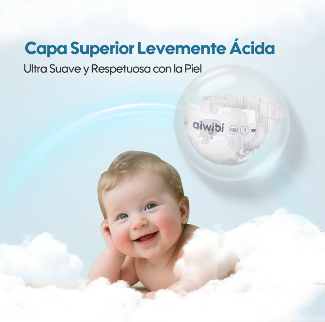 1 Paquete de Pañal para Bebés Premium - Recién Nacido - 22 unidades - 2 a 5 kg