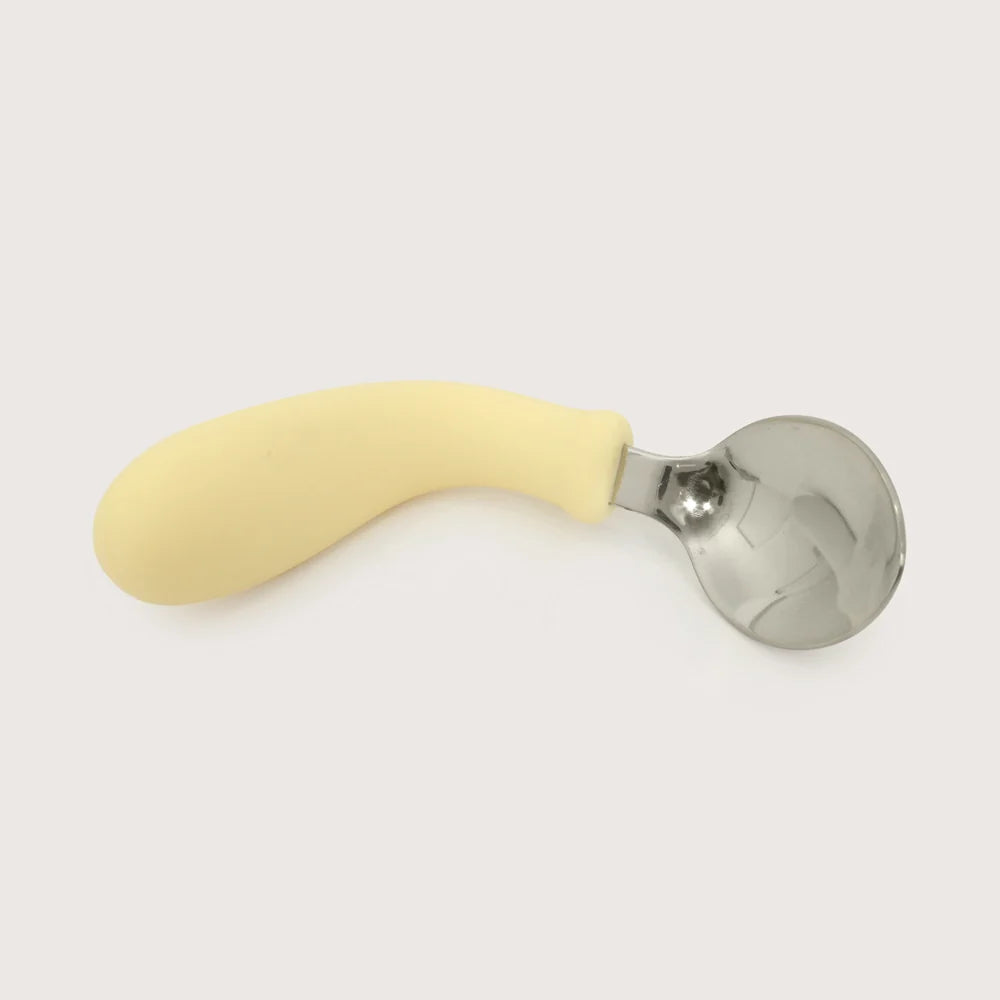 Set Cuchara + Tenedor Silicona y Acero Inox Giratorios