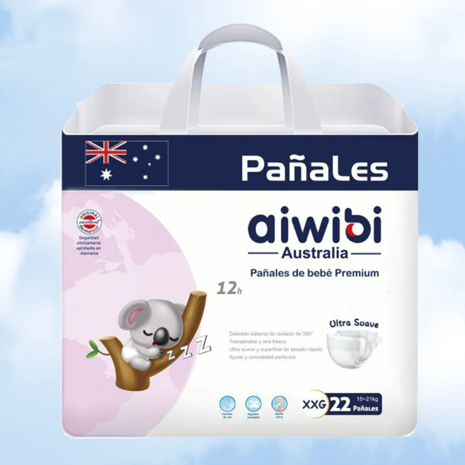 1 Paquete de Pañal para Bebés Premium Aiwibi