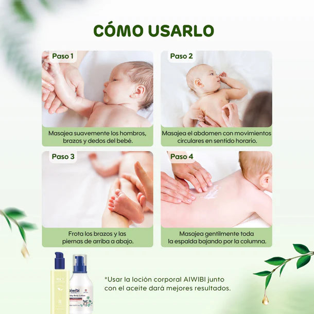 Aceite de Bebé para Masajes Relajantes 200 ml