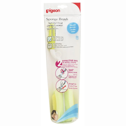 Cepillo Giratorio con Esponja Pigeon – Limpieza 360° para Mamaderas