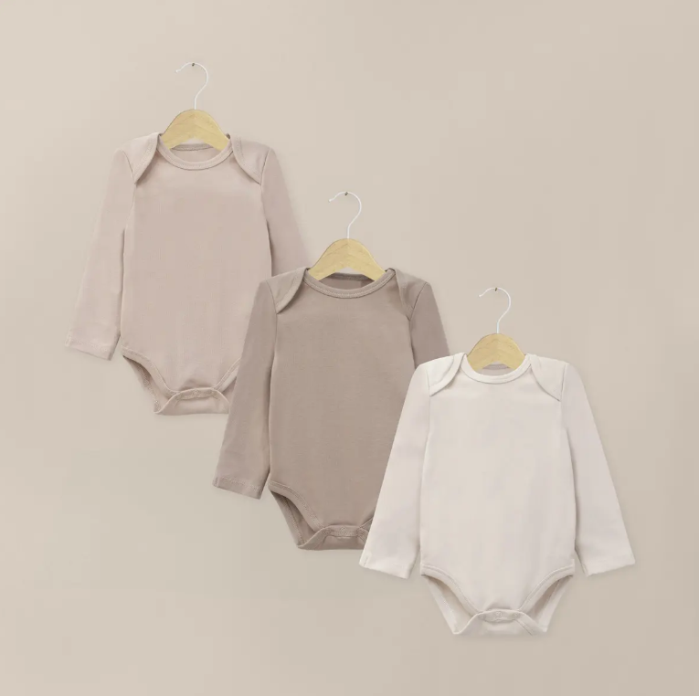Pack Bodies Bebe Unisex Crema
