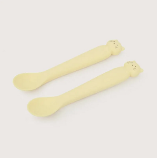 Set 2 Cucharas Gato Amarillo