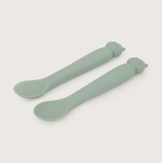 Set 2 Cucharas Gato Verde