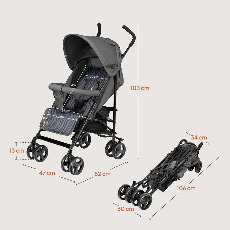 Coche Paraguas Lionelo Elia – Plegable y Liviano 7 kg