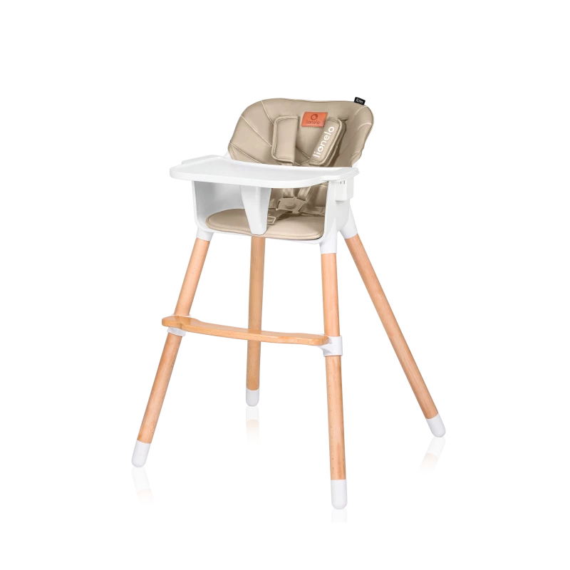 Silla de Comer Lionelo Koen Beige Sand