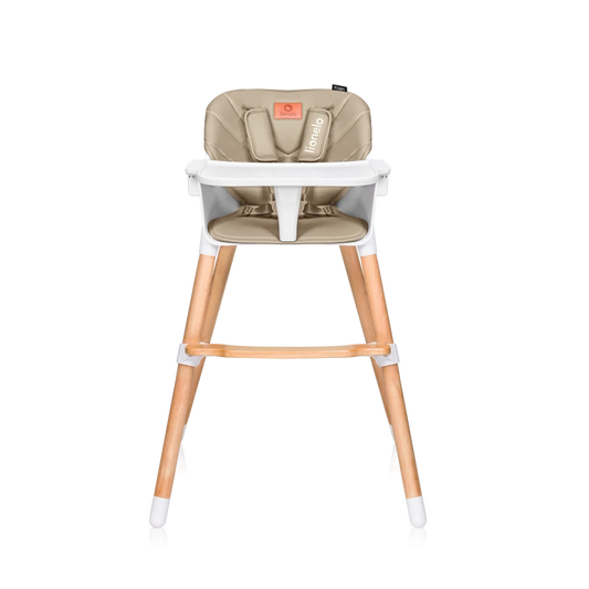 Silla de Comer Lionelo Koen Beige Sand