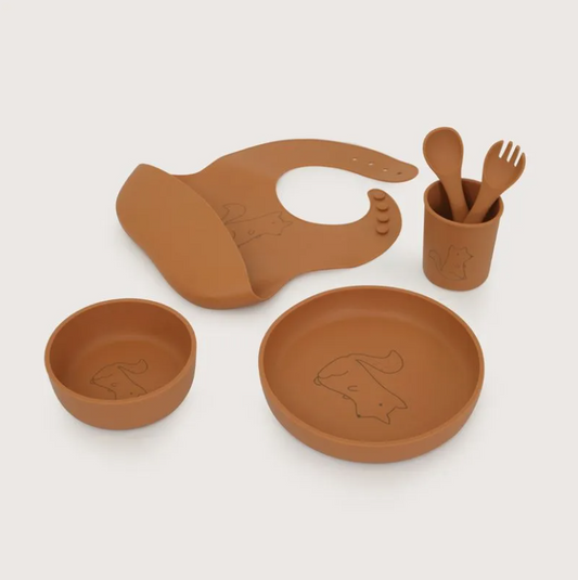 Set de Alimentación con Diseño Laser Café