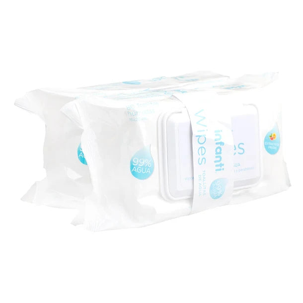 Toallas Húmedas de Agua Wipes 2x80 Infanti