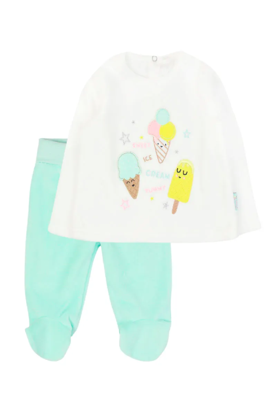 Conjunto Plush Ice Cream Crudo 0 a 6 Meses 1 Conjunto Plush Ice Cream Crudo 0 a 6 Meses