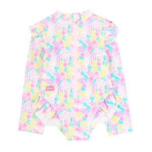 Traje de Baño de Bebé Floreado