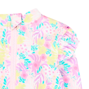 Traje de Baño de Bebé Floreado