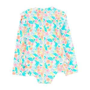 Traje de Baño de Bebé Floreado