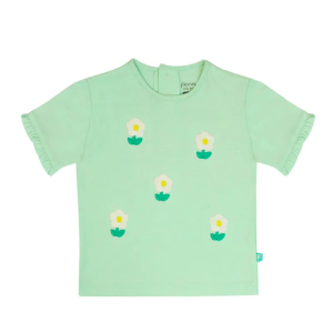 Polera de Bebé Niña Bordada Flores